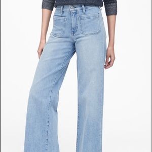 Banana Republic High-Rise Wide-Leg Jeans